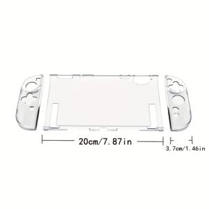 TEMU 닌텐도 스위치 2 콘솔 보호 케이스, NS2 스플릿 투명 PC 쉘, 조이콘 컨트롤러 하드 케이스, 스플릿 조이콘 보호 케이스, 투명 게이밍 쉘, 투명 디자인, 스크래치 방지 보호 케이스, 보호 케이스 선택 가이드, 콘솔 플레이어, 게이밍 액세서리 업그레이드