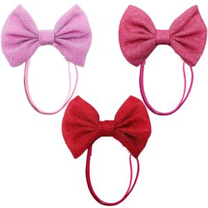 TEMU 강아지용 리본 머리띠 3개 세트, 강아지 털 리본, 전통적인 강아지 털 리본, 조절 가능한 머리띠, 강아지 리본, 애완 동물 털 리본, 발렌타인데이 강아지 미용 액세서리