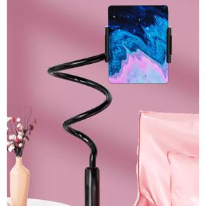 TEMU 조절 가능한 회전 휴대폰 스탠드 | 360° 유연한 위치 조절, 내구성 있는 디자인, 안정적, 흔들림 없음, 휴대폰 및 태블릿에 적합, 길이 70cm, 침대 옆 및 데스크탑 사용에 이상적, 사무실 지지대, 침대 옆 추가 장치, 태블릿 스탠드
