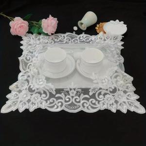 TEMU 미국 스타일 럭셔리 테이블보, 침대 옆장 커버, 전자레인지 에어프라이어 매트, 티 트레이 & 차주전자 보호커버, 플레이스매트, 파티 장식용 천, 우아한 디자인, 내구성 있는 소재, 기계 제작, 홈 데코, 주방 액세서리, 파티 호스트, 인테리어 스타일링