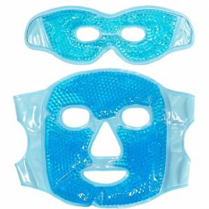 TEMU 2개입 냉찜질 젤 비즈 페이스 마스크 아이 마스크, 재사용 가능한 아이 아이스 팩, 다용도 듀얼 온도 온냉찜질 젤 비즈 쿨링 아이 마스크, 얼굴 이완을 위한 페이셜 케어 도구, 남녀 모두를 위한 훌륭한 선물