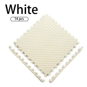 TEMU 14/28개 조립식 미끄럼 방지 바닥 매트, 운동 중 안전을 위해 설계됨, 다양한 방식으로 연결할 수 있는 다용도 퍼즐 카펫, 거실, 차고 및 복도에서 사용하기에 이상적, 폼 소재