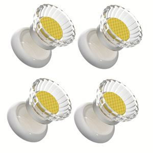 TEMU 4개 세트 벽걸이 오줌 패드 홀더, 강아지 & 고양이용, 자석 스냅온 디자인, 누수 방지 훈련 패드 고정기, 드릴 없는 쉬운 설치, 가정 및 아파트 사용에 내구성 - 모든 반려동물 품종에 적합, 홈 펫 케어 | 자석 스냅 디자인 | 내구성 있는 플라스틱 홀더, 강아지 오줌 패드