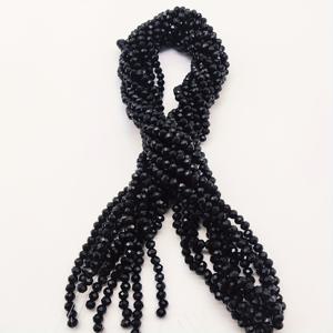 TEMU 1200+ 단단한 4mm 유리 비즈 10 줄, 휴일 비즈, 오스트리아 유리 비즈, 유리 론델 비즈, 팔찌, 목걸이, 발목, 귀걸이, 보석 만들기, DIY 여유로운 비즈, 결혼식 장식, 비즈 공급