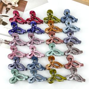 TEMU 24개 여성용 리본 헤어 클립 세트, 모란디 컬러, 두꺼운 머리와 얇은 머리에 적합한 튼튼하고 내구성 있는 소형 헤어 액세서리, 일상생활 및 파티, 결혼식, 발렌타인데이 선물 등에 적합