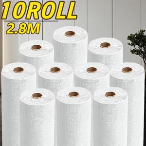 TEMU 3D 두꺼운 폼 벽지 스티커 10롤, 자가 접착식 두꺼운 벽 패널, 텍스처 디자인, 홈 리모델링 벽 데칼, 청소 및 절단 용이, 거실, 주방, 침실, 기숙사 및 사무실 장식에 적합