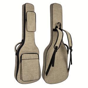 TEMU 쉬운 휴대성, 분위기 있는 대용량 전기 기타 백팩, 고품질 넥 지지 스트랩, 두꺼운 손잡이, 편안한 어깨 스트랩, 간편한 휴대, 충돌 방지, 스크래치 방지, 가볍고 내구성 우수