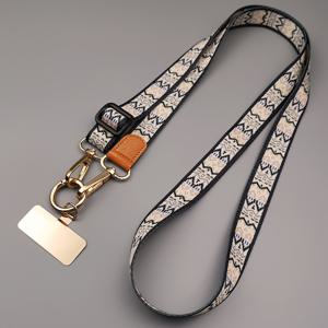 TEMU 조절 가능한 넓은 어깨 스트레인 방지 휴대폰 끈 | 크로스바디 넥 스트랩, 도난 방지, 폴리에스터 섬유, 남녀공용, 인스타 스타일, Apple 및 Android 폰 케이스에 적합