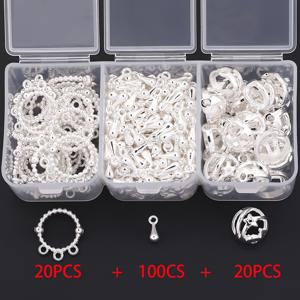 TEMU 140개/박스 펜던트, 비즈 프레임, 스페이서 비즈, 세 가지 스타일 세트, 아연 합금 액세서리, 실버 펜던트, 주얼리 펜던트, 다양한 장식 참, DIY 팔찌, 목걸이, 귀걸이, 키체인, 주얼리 제작 공예 재료, 주얼리 제작용 펜던트, 정교한 펜던트 디자인, 선물용 액세서리 제작