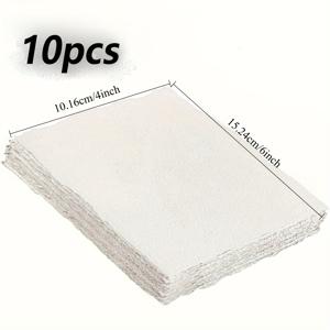 TEMU 10장 (10장 팩) 수제 텍스처 수채화지 - 고중량 300GSM 덱클 엣지, 그림, 드로잉, 스크랩북, 웨딩 데코레이션에 적합 - , 초보자, 대학생, 취미 활동가에게 이상적 - 엣지