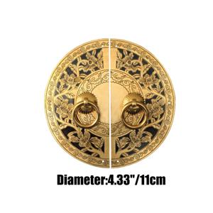 TEMU 1pc 래치 플레이트 핸들 당겨 두 들기는 사람 캐비닛 도어 찬장 나무 상자, 황동에 대 한 라운드 빈티지 당겨 손잡이 손잡이