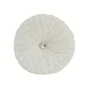 TEMU 고급 벨벳 호박 던지기 베개 - 거실, 사무실 장식을 위한 원형 플러시 쿠션 | 생생한 민들레 패턴의 편안한 다다미 좌석 디자인