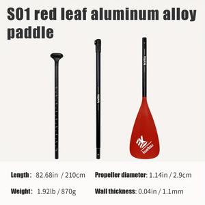 TEMU KOETSU는 세 가지 부분 조절 디자인의 알루미늄 합금 패들을 다양한 색상으로 제공하며, 서핑 보드 및 패들링 활동에 적합합니다. 길이는 쉽게 조절할 수 있어 모든 수상 스포츠 애호가에게 이상적입니다.