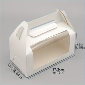 TEMU 남녀를 위한 선물 24개 투명 휴대용 창문 선물 상자, 생일, 결혼식, 기업 파티용, 일반적인 휴일 종이 선물 포장 보관, 파티 장식, 웨딩 파티 선물 상자, 생일 파티, 할로윈, 크리스마스