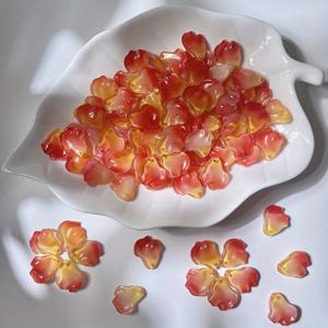 TEMU 32개입, 글레이즈, , 꽃잎, 꽃, 잎, 머리끈, 머리핀, 휴대폰 체인, 팔찌, 목걸이, 발찌, 펜던트, 주얼리 추가, 제작 재료, 주얼리 제작 용품