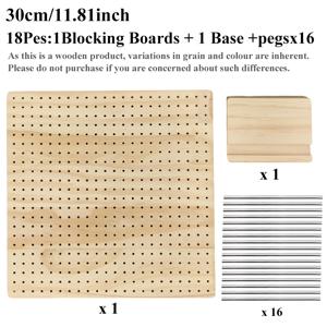 TEMU 넓고 넉넉한 나무 코바늘 블로킹 보드 키트 (스틸 핀 16개 포함). 모자란 할머니 스퀘어와 같은 코바늘 프로젝트를 만드는 데 이상적입니다. 대나무 격자 보드는 공예에 적합하며 코바늘 애호가를 위한 훌륭한 선물이 됩니다.