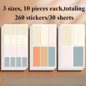 TEMU 다양한 사이즈의 방유 자체 접착 라벨 - 높은 접착력, 손으로 분류 및 봉인 스티커에 적합, 학교, 사무실 및 가정용으로 이상적 - 밝은 색상, 떼어내는 것이 쉬운 디자인, 스티커