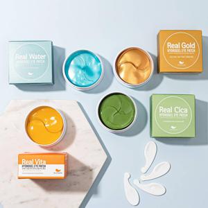 TEMU 눈밑주름 팔자주름 리얼 하이드로겔 아이패치 눈밑패치 골드 60매 4종 택 1