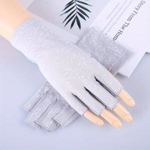 TEMU 여성용 반장갑 터치스크린 장갑 1쌍 - 얇고 통기성 좋은 야외 사이클링 & 운전용, 봄/여름 스마트폰 호환, 헬멧, 기어, 손세탁 가능한 라이딩 장갑