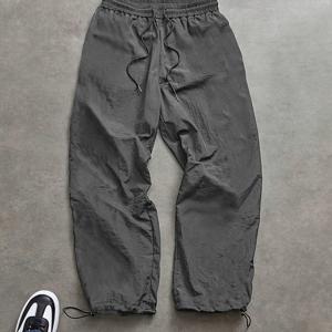 TEMU 남성용 캐주얼 스포츠 긴 바지, 루즈핏 및 드로스트링 커프스 디자인, 가벼운 원단 소재, 스타일리시하고 활용도 높은 트렌디한 남성을 위한 필수템