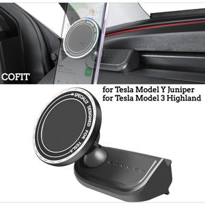TEMU COFIT 테슬라 뉴 모델 Y Juniper 2026 Mag-Safe 대시보드 휴대폰 거치대 (2024-2026 모델 3 Highland 포함) 모든 스마트폰 호환 차량용 휴대폰 거치대
