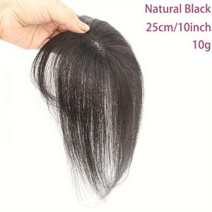 TEMU 여성용 리얼 휴먼 헤어 위그 토퍼 & 헤어피스, 회색 머리 커버용, 볼륨감 있는 헤어 익스텐션, 레이스 베이스, 탈모, 가는 머리, 두피 커버, 모발 손실에 적합