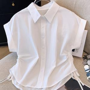 TEMU 우아한 패션 신상 가을-겨울 솔리드 컬러 오픈 칼라 캐주얼 커뮤터 여성 상의 셔츠