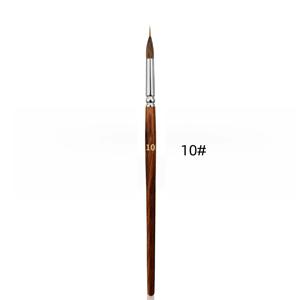 TEMU 1개 수채화 캘리그라피 브러쉬 - 6가지 다양한 사이즈 (4호~18호) 초장형 니들팁 디테일 브러쉬, 정밀한 라인 드로잉을 위해 특별 설계. 듀얼 레이어 사블 헤어/합성 섬유 혼합으로 매끄러운 페인팅과 넓은 면적 블렌딩 가능. 아크릴, 수채화, 구아쉬, 미세 라인 작업 및 모델링에 적합. 안료 미포함. 미술가에게 이상적
