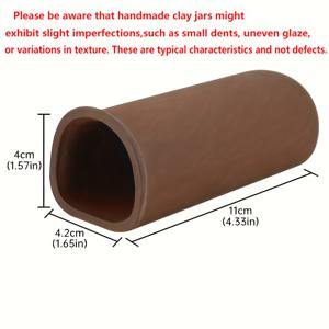 TEMU 1개 세라믹 수족관 동굴 쉼터 - 물고기 및 새우용 리얼리스틱 스톤 튜브 은신처, 수질 개선, 스트레스 감소를 위한 수조 장식, 자연 서식지 아쿠아스케이핑 오너먼트, 매끄러운 질감 표면