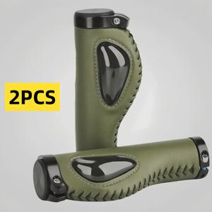 TEMU 인체공학적 액상 실리콘 자전거 핸들 그립 2개 세트 | 미끄럼 방지 및 편안함을 위한 충격 흡수 디자인 | 산악 자전거, 로드 자전거 및 도시 자전거에 적합