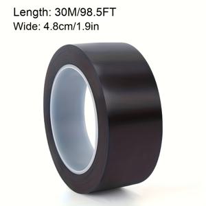 TEMU 30m 고강도 테이프 - UV 차단, 잔여물 없는 접착제, 고품질 & 방풍형 창문용 빛차단 테이프, 발코니·침실 유리용 - 프라이버시 단열, 스크래치 방지 실링, 강력한 접착력, 내구성 있는 에너지 절약