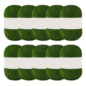 TEMU 10개입 (총 250g) - 파스텔 & 생동감 있는 컬러 - 뜨개질, 코바늘, DIY 공예에 이상적인 초보자용 수제실 - 부드러운 아크릴 같은 촉감 - 모자, 목도리, 쿠션, 홈데코에 완벽한 다재다능함
