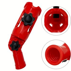 TEMU 고품질 160도 페인트 롤러 및 연장봉 부착물, 핸드헬드 롤러 및 스크레이퍼용 범용 견고한 홀더, 튼튼하고 내구성 있는 다기능 공구 - 벽, 천장, 모서리에 적합한 조절식 페인팅 도구