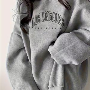 TEMU 레이지 스타일 루즈 헤비웨이트 오버사이즈 니치 롱슬리브 패션 캐주얼 탑