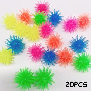 TEMU 상호작용형 고양이 공 세트 20개 - 등반벽용 끈적이는 팬이 달린 고무 장난감, 자동 , 배터리 불필요한 실내 놀이. 움직이는 컬러 공으로 고양이의 반사신경을 단련하는 상호작용 활동 | 재미있는 디자인 | 내구성 있는 고무 공