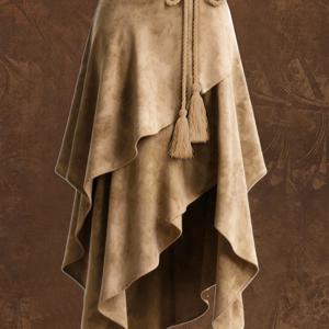 TEMU 여성용 빈티지 웨스턴 불규칙 로프 타이 프린지 맥시 스커트