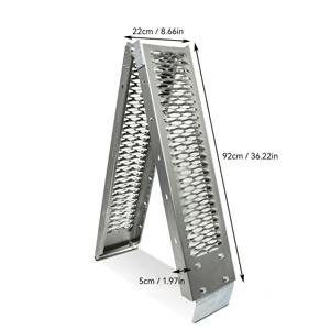 TEMU 사다리, 1000 Lbs, 더 넓은 사다리 표면이 있는 1개입 고하중 사다리, 핸들 달린 범용 안정적인 로딩 사다리, ATV, UTV, , 전기 자전거 등에 적합|전기자전거