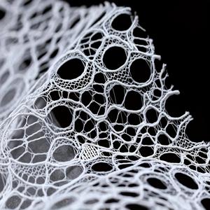 TEMU 50x145cm/19.69x57.09인치 불규칙 랩 텍스처 홀아웃 쉬어 레이스 메쉬 원단 DIY 의류용