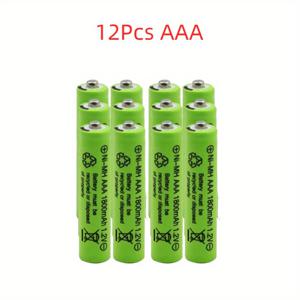 TEMU 4/12/20/24개입 AAA 1800mAh 1.2V 3A Ni-MH 충전지, LED 조명, 장난감, MP3 플레이어, 전자 저울, 전동 칫솔, 계산기용