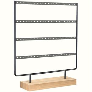 TEMU 1개 4단 귀걸이 전시 및 보관대, 철제 주얼리 스탠드, 완벽한 크리스마스 선물