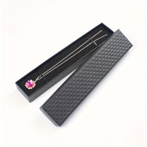 TEMU 12개 골판지 선물 상자, 직사각형 주얼리 목걸이 펜던트 포장 상자, 기념일, 생일 및 크리스마스 선물로 완벽