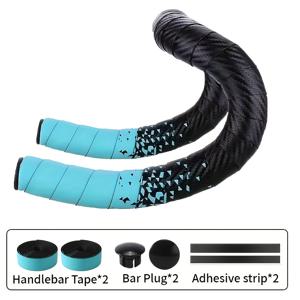 TEMU 2개 EVA 자전거 핸들바 그립, 미끄럼 방지 충격 흡수 코팅, 도로용 방수 스펀지 소재, 내구성 있고 편안한 플라스틱 표면, 데이 및 새해 축제에 이상적, 자전거 액세서리