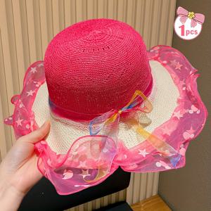 TEMU 여자아이와 남자아이가 여름에 적합한 컬러풀하고 패셔너블한 낚시꾼 모자, 자외선 차단
