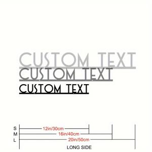 TEMU 맞춤형 금속 이름 사인 - 집, 현관문 및 정원을 위한 개인화된 철제 벽 장식 - 휴일, 개학 및 새집 축하에 완벽한 메탈 월 아트 데코