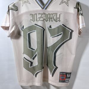 TEMU (Shule Water OBM) 서부 여름 신상 스트리트 트렌디 캐주얼 운동 메쉬 탑 남녀공용 풀오버