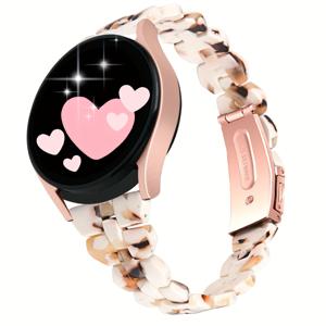 TEMU 20mm 퀵핏 경량 컬러풀 레진 시계 밴드 (삼성 갤럭시 FE/8/7/6/5/4/3용), Garmin Approach S44/S50/S42/S40 & Forerunner 570/165/158/245/645용 조절 가능한 땀 방지 스트랩, Huawei GT3 Pro/GT2 & Amazfit GTS 4용 스포츠 손목 밴드