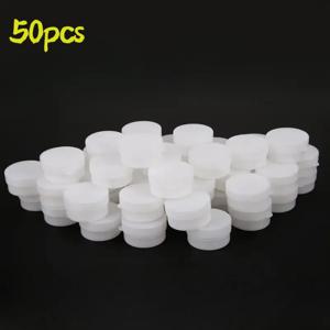 TEMU 50개입 5g 빈 화장품 용기 휴대용 소형 메이크업 용기 미니 플라스틱 보관용기 연고 아이크림 페이스크림용