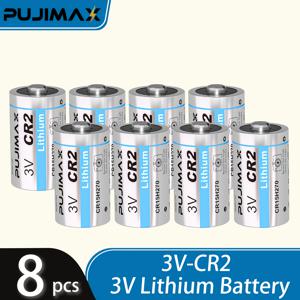 TEMU PUJIMAX 3V CR2 리튬 배터리 2개입/4개입/8개입 팩 - 손전등, 라디오, 시계, 리모컨용 오래 지속되는 강력한 전원 제공 - 내구성 있는 3V 一次용 리튬 배터리