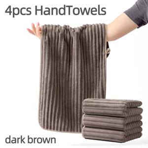TEMU 다크 캔디 타월 세트, 4개/타월 4개, 35x75cm/13.7x29.5인치, 부드럽고 편안함, 다양한 색상, 샤워 타월, 부드럽고 피부에 자극 없음, 페이스 타월, 목욕 및 호텔용, 해변용, 속건성 타월, 휴일을 위한 훌륭한 선물