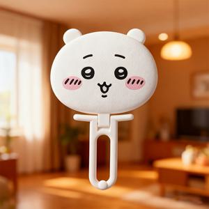 TEMU MINISO 치카와 컬렉션 귀여운 3D 핸드 미러, 반사 표면, 매력적인 스테레오 스타일, 휴대 용이, 데일리 메이크업 및 여행에 이상적 (1개)